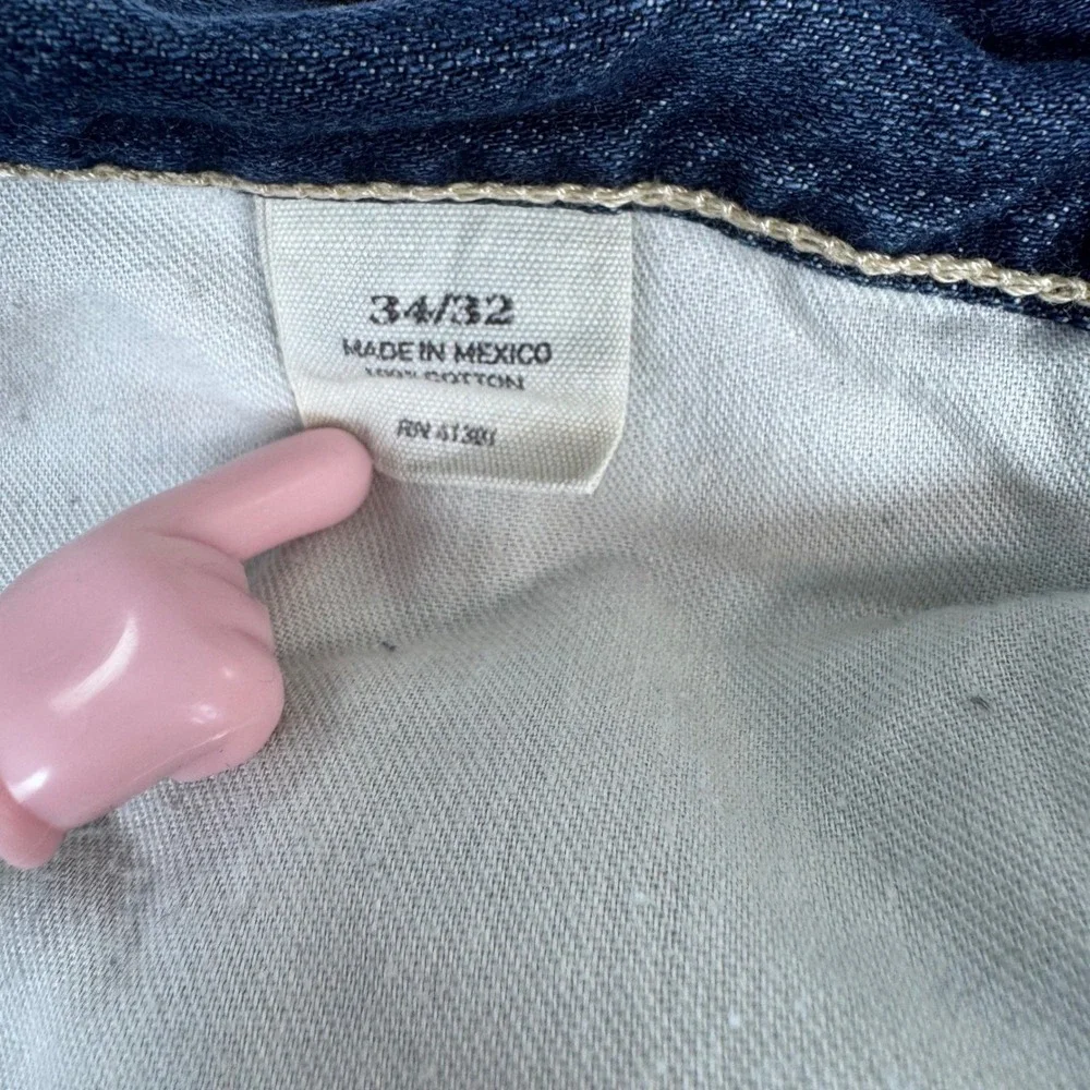Polo Ralph Lauren Classic 867 Blue Denim Jeans 34x32 Medium Wash Preppy Heritage
